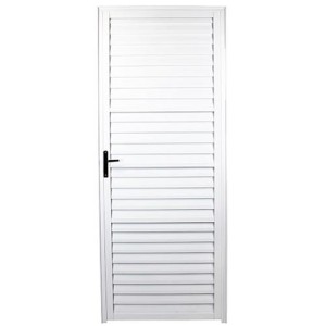 PORTA PALHETA 2,10 X 70CM ESQUERDA NA COR BRANCA