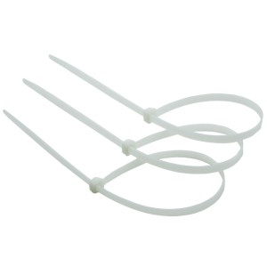 ABRAC. NYLON BRANCA 2,5X150MM PCT 100