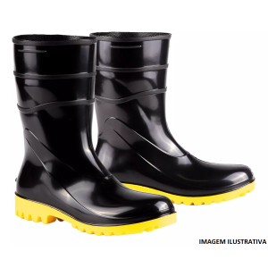 BOTINA SOLADO AMARELO N-44/45 CRIVAL