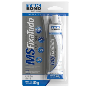 ADESIVO FIXA TUDO CINZA 80G TEKBOND