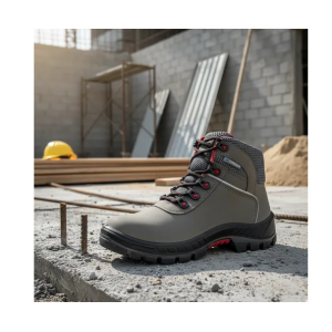 BOTINA NUBUCK CINZA CLARO N- 40 MARLUVAS