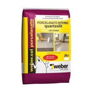 ARGAMASSA QUARTZOLIT PORC INT 20KG